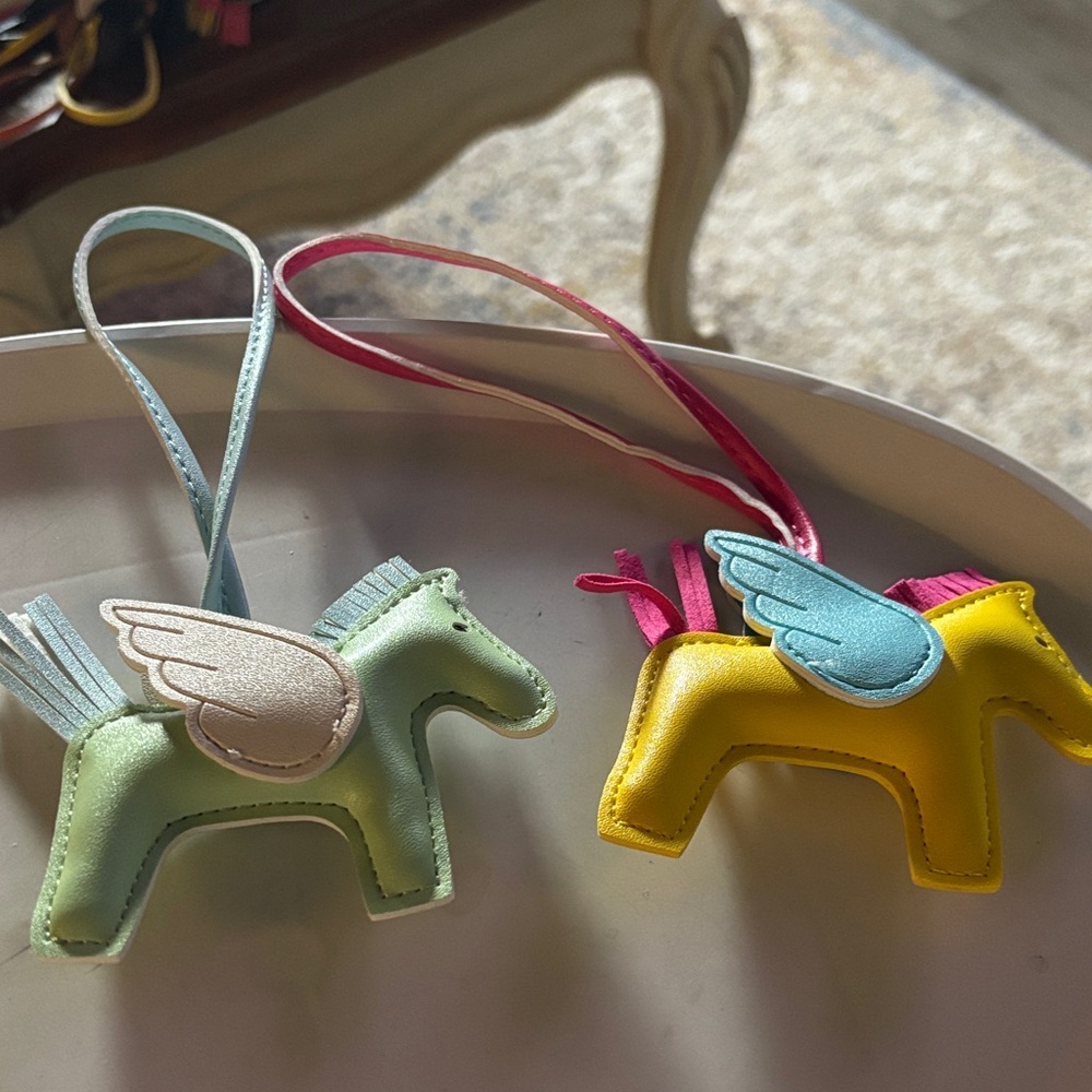 Pair of Inspired Pegasus purse Charm